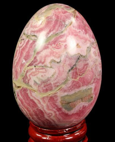 Polished Rhodochrosite Egg - Argentina #79258